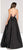 Colors Dress - 1811 Sheer and Floral Ornate High Low Gown In Black and Red