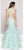 Colors Dress - 1829 Lace Embellished Mermaid Dress In Green