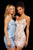 Sherri Hill - 53073 Embroidered Sweetheart Sheath Short Dress In Blue and Pink