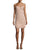 Aidan Mattox - MD1E200485 Sequined Fringe Sheath Dress in Pink
