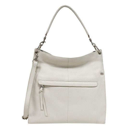 Normandie N/S Hobo Lamba Cow / Pale Gray