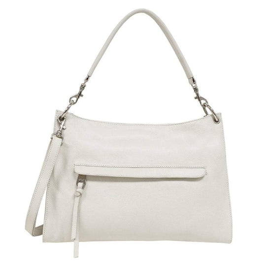 Normandie E/W Top Zip Lamba Cow / Pale Gray