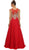 Nox Anabel - 8255 Gilded Applique Chiffon Gown