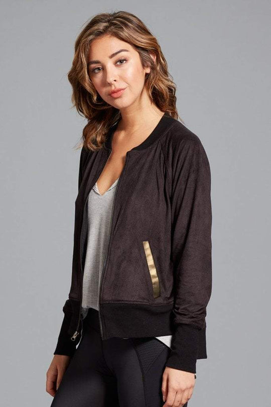 ChiChi Active - Natalie Suede Bomber