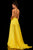 Sherri Hill - 52918 Two Piece Chiffon A-line Dress In Yellow