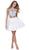 Gem Embellished Halter Two-Piece Cocktail Dress