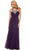 Embellished Scoop Neck Empire Waist Evening Dress