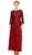 Lace Bateau Neck A-line Long Formal Dress