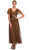 Nox Anabel - 5062 Lace V-Neck A-line Formal Dress