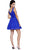 Nox Anabel - 6242 Ruched V-Neck A-line Cocktail Dress