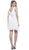 Nox Anabel - 6242 Ruched V-Neck A-line Cocktail Dress