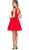 Sleeveless V-Back Sequined Cocktail Dress