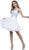 Sleeveless V-Back Sequined Cocktail Dress