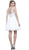 Sleeveless V-Back Sequined Cocktail Dress