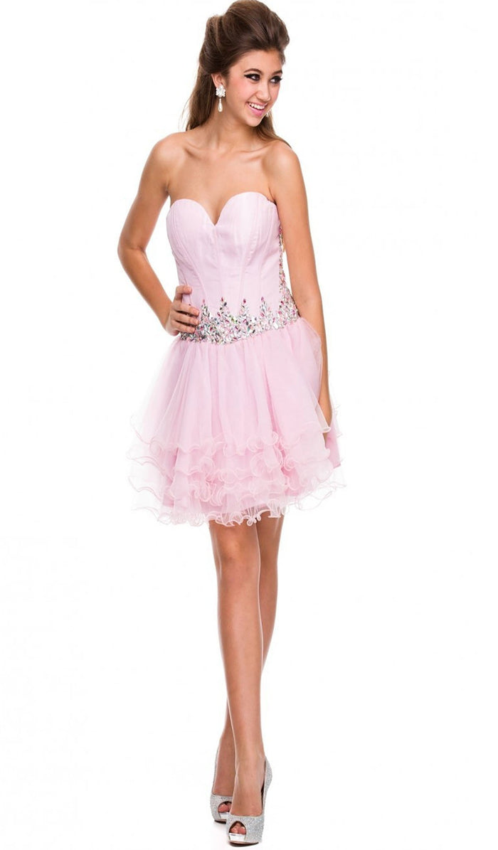 Strapless Cocktail Dress