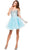 Nox Anabel - 6015 Sweetheart Neckline Corset Style Cocktail Dress