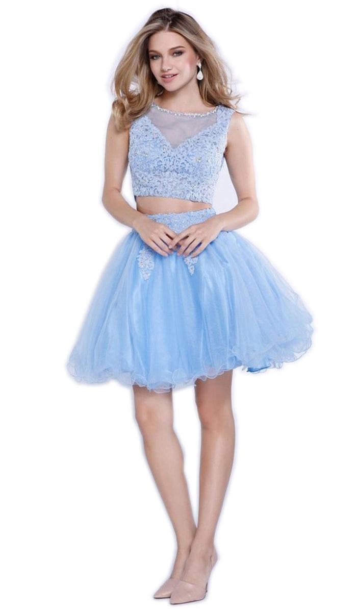 Two Piece Cocktail Dress