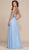 Nox Anabel - 8295 Beaded Illusion Halter A-line Dress