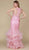 Nox Anabel - A059 Beaded Lace Ruffled Mermaid Dress