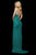 Sherri Hill - 53008 Fully Beaded Sleeveless V Neck Long Evening Dress In Green