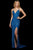 Sherri Hill - 53008 Fully Beaded Sleeveless V Neck Long Evening Dress In Blue