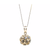 London Blue Topaz Ball Pendant in 18k Yellow Gold