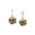 Citrine Sphere Earrings In 18K Yellow Gold