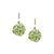 Citrine Sphere Earrings In 18K Yellow Gold