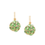 Tresor Collection - Gemstone Sphere Earrings In 18K Yellow Gold Tsavorite