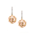 Rainbow Moonstone Ball Earrings with Diamond Huggies in 18k Yellow Gold