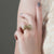 Tresor Collection - Gemstone Sphere Ball Ring in 18k Yellow Gold