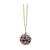Origami Rainbow moonstone, Pink Tourmaline & Diamond Sphere Ball Pendant in 18k Yellow Gold