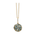 Origami Rainbow moonstone, Pink Tourmaline & Diamond Sphere Ball Pendant in 18k Yellow Gold