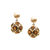 Tresor Collection - Multicolor Stones Origami Sphere Ball Earring In 18k Citrine