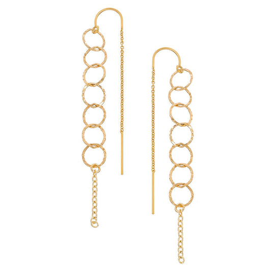 Open Link Thread Thru Earrings