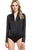 OHARA Long Sleeve Silk Bodysuit | OHARA Justaucorps à manches longues en soie