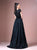 Gatti Nolli Couture - OP-4669 Jewel A-Line Evening Dress In Black