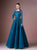 Gatti Nolli Couture - OP-4757 Embellished Lace Bateau Ballgown In Green
