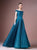 Gatti Nolli Couture - OP-4758 Embellished Off-Shoulder Ballgown In Green