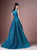Gatti Nolli Couture - OP-4759 Embroidered Bateau Dress With Overskirt In Green