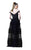 Gatti Nolli Couture - OP-4781 Off-shoulder Ruffled A-line Dress In Black