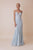 Gatti Nolli Couture - OP-4908 Embroidery Appliqued Mermaid Gown In Blue
