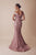 Gatti Nolli Couture - Embroidered Off-Shoulder Mermaid Gown OP-4946 In Pink