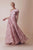 Gatti Nolli Couture - OP-4947 Tiered Asymmetrical Embroidered Dress In Pink
