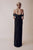 Gatti Nolli Couture - OP-4982 Off-Shoulder Embellished Sheath Dress In Black