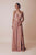 Gatti Nolli Couture - OP-4986 Ruched Plunging Sweetheart A-line Dress In Pink