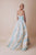 Gatti Nolli Couture - OP-5016 Strapless A-Line Dress In Blue