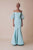 Gatti Nolli Couture - OP-5022 Trumpet Silhouette Evening Gown In Blue