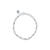 Rose cut raw diamond bracelet in 18k Yellow Gold