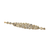 Tresor Collection - Organic rose cut raw diamond & colorless brilliant diamond bracelet in 18k Yellow Gold